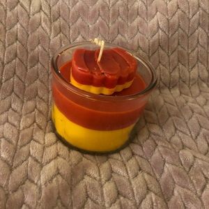 Pumpkin Candy Corn Candle